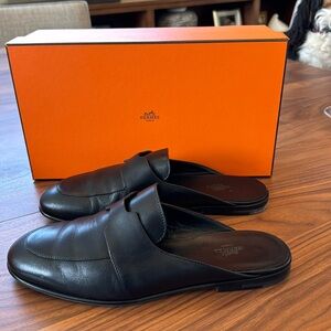 Hermes goatskin mule